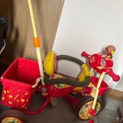  ブザー付おでかけ三輪車 それいけ！アンパンマンデラックスR(1台)の画像