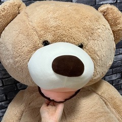 【美品】 コストコ 2mくまのぬいぐるいの画像