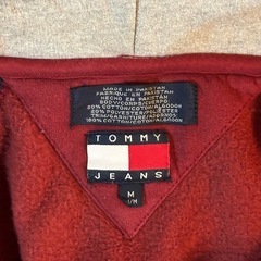 【TOMMY JEANS】フルジップパーカー　バイカラーの画像