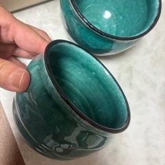 吟上庵ペアカップ 陶器 食器の画像