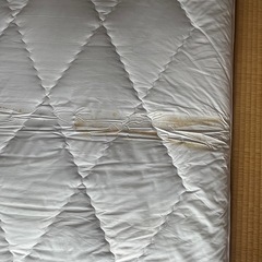 無料で差し上げます。シングルサイズ敷きふとん　毛布2枚セットの画像
