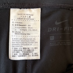 ナイキdri-fitメンズタイツ　スポーツなどにの画像