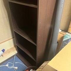 無料で差し上げます。ニトリ　4段木製カラーボックス　ブラウン　その3の画像