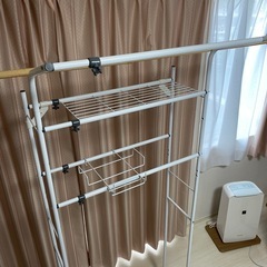【ニトリ・サイズ調整可能】ランドリーラックの画像