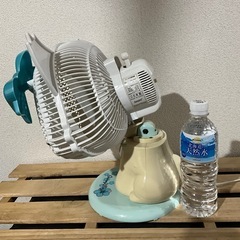 チャーミーキティ卓上扇風機の画像