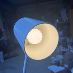 ニトリ　フロアランプ　スタンドライト　ホワイト　間接照明　アーム可動の画像