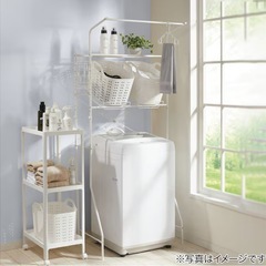 【ニトリ・サイズ調整可能】ランドリーラックの画像