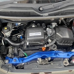 (JF2) 4WD N BOX カスタムG L パッケージ　ナビテレビ バックカメラ左側パワースライドドア　AW付スタッドレスタイヤ積込　2年車検付きの画像