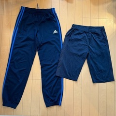 【160cm】男の子　パンツ4本セット　裏起毛　デニム　ジャージの画像