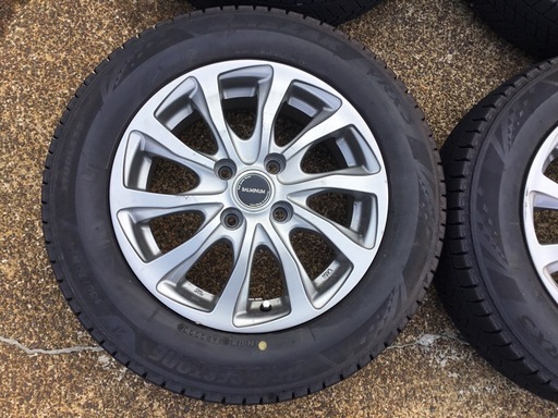 165/70R14 スタッドレスタイヤ付きアルミホイール4本セット