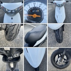 スズキ　アドレスV50白　きれい！普通に乗れる　メンテ済み　MAX60km/h 福岡市の画像