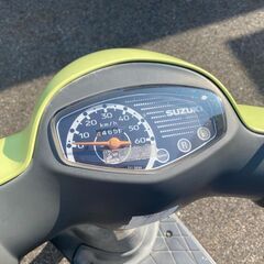 スズキ　Lets4　60cc　黄色ナンバー　原付の画像