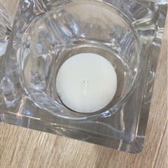ガラス　キャンドルの画像