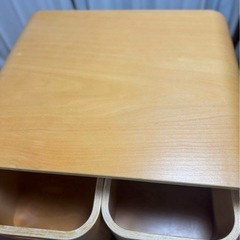 コロコロデスク&チェア　ナチュラル　ホップルの画像