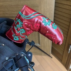 練習用　ゴルフバック＋7番アイアン（ヘッドカバー付き）の画像