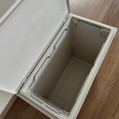 無印良品ダストボックス少(20L・横開きフタ・袋止付き)の画像
