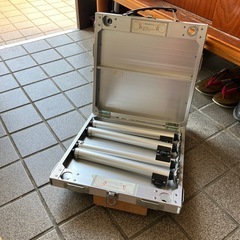 折りたたみ式釣り台 ヘラ代　クッション付きの画像