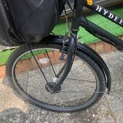 26インチブリヂストン　子供乗せ電動アシスト自転車 チャイルドシート付きの画像