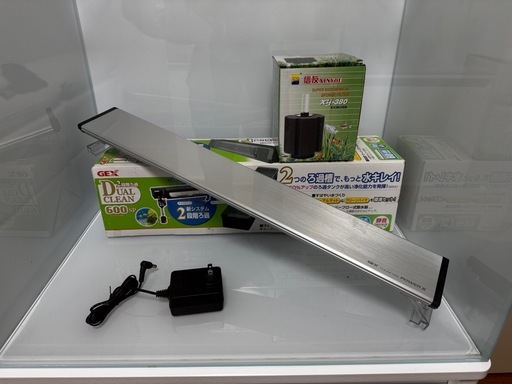  60cmワイド水槽セット　は新品購入後半年美品です。
