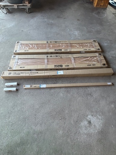 クローゼットドア一式、新品未使用、訳あり