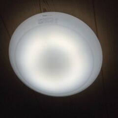 【中古】東芝＆パナソニック　LEDシーリングライト2点セット（それぞれリモコン付き）動作確認済みの画像