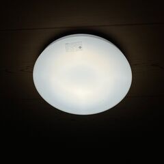 【中古】東芝＆パナソニック　LEDシーリングライト2点セット（それぞれリモコン付き）動作確認済みの画像