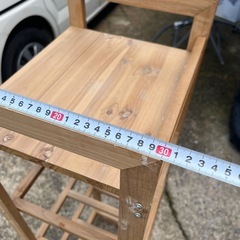 木製棚の画像