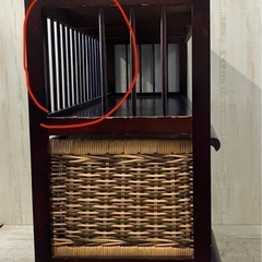 J417⭐️アジアン風収納棚の画像