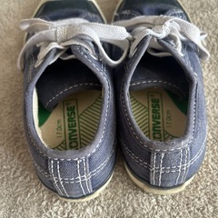 converse ジャックパーセル　17センチネイビーの画像