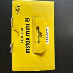 【譲渡先決定：9月30日まで 無料 チェキ instax mini 8 イエロー インスタントカメラ】の画像