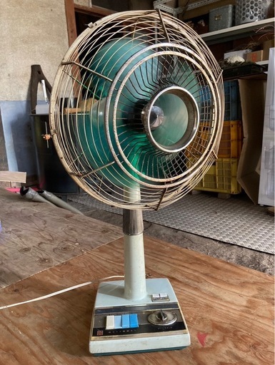 NATIONAL 昭和レトロ　年代物扇風機　稼動品