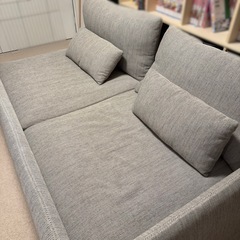 【お値下げしました】【美品】IKEA イケア　ソーデルハムン　3人掛け ソファ　ベージュ/ブラウン　の画像