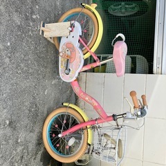 マイメロディ自転車の画像