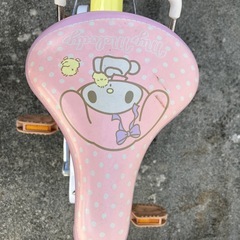マイメロディ自転車の画像