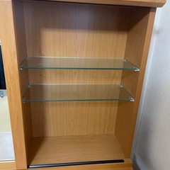 木目調ドレッサー　スツール付きの画像