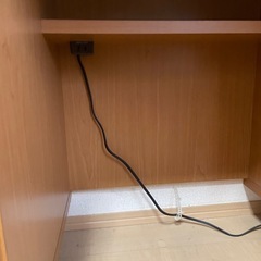 木目調ドレッサー　スツール付きの画像
