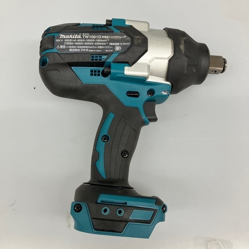 【中古】【店頭引取限定】インパクトレンチ MAKITA TW1001D ブルー 程度A 本体のみ コードレス式 18v 53 ¥20,