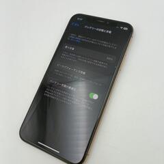 iPhone Xs　64GB　ゴールド　美品　SIMフリー　バッテリー残量88%の画像