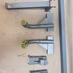 懸垂機&バーベルセット　中古の画像