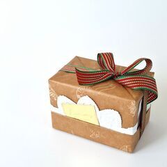 ラッピングワークショップ★まるでケーキなクリスマスラッピングの画像
