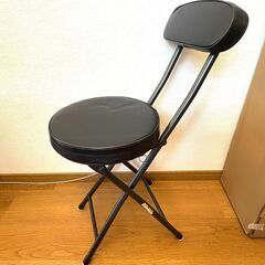 背付折りたたみチェア ＰＵ セメレイ パイプ椅子の画像