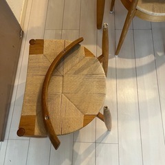 ジャンク　オーク無垢椅子の画像