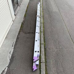 25C416_ジ ALINCO アルインコ 2連はしご CX-60D スライダー 梯子 ハシゴ 伸縮式ハシゴ 現状品 中古の画像