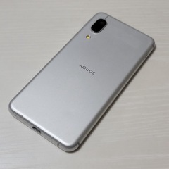 SoftBank 907SH SHARP AQUOS sense3 basic シルバー の画像