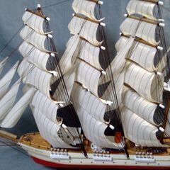  ≪帆船模型≫NIPPON MARU 日本丸 完成品 木製　        	272050000K1A840の画像
