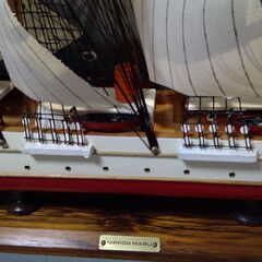  ≪帆船模型≫NIPPON MARU 日本丸 完成品 木製　        	272050000K1A840の画像