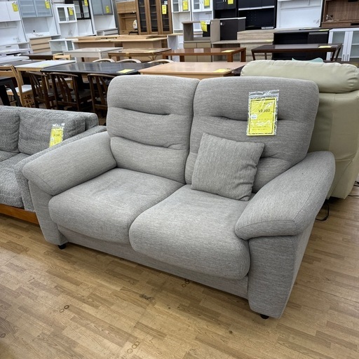 【ドリーム川西店御来店限定】☆ジモティー見たよ♪割引☆2Pソファ／クリーニング済み 【99560000022865】