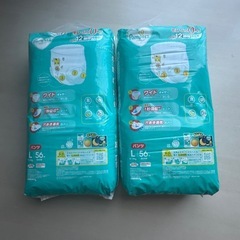 【定価4000円超→3000円】パンパース L 56枚×2 未開封の画像