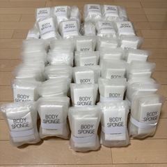 【500個】圧縮 ボディスポンジ マット袋【ソフト】の画像