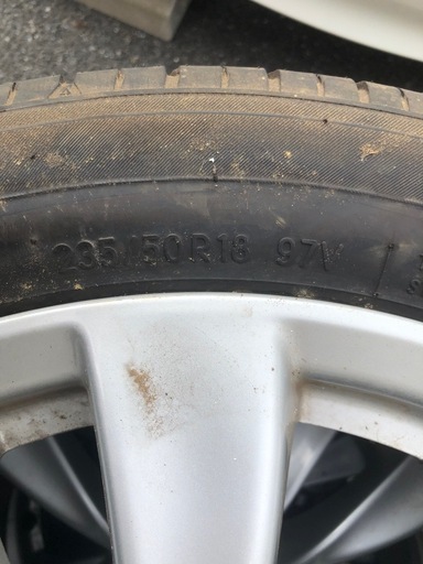  値下げしました235/50R18 97V 4本セット 